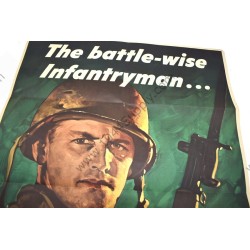 Affiche The battle-wise Infantry man...
