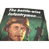 The battle-wise Infantry man... poster