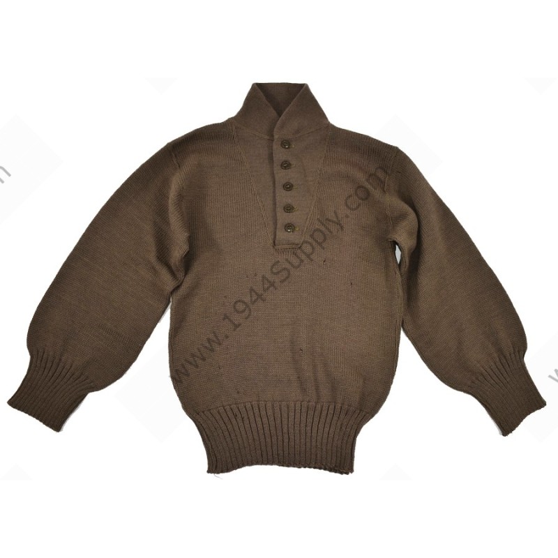Pull en laine 5 boutons