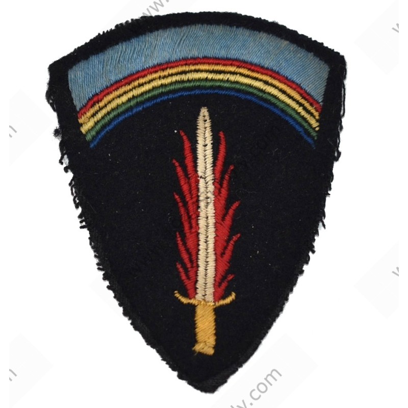 SHAEF patch, British made