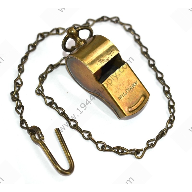 Brass whistle
