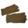Gants en laine tricotée