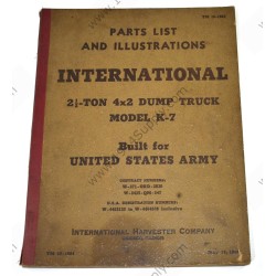 TM 10-1648 International 2½-Ton, 4x2 Dump Truck Model K-7