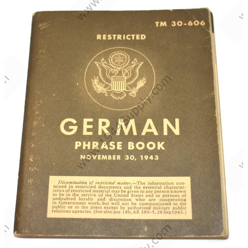 Livret de phrases allemand