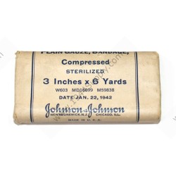 Plain gauze, bandage, compressed