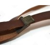 Jugulaire en cuir pour sous casque