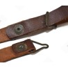 Jugulaire en cuir pour sous casque