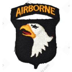 Patch 101e Airborne Division avec dos noir