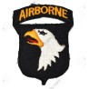 Patch 101e Airborne Division avec dos noir