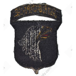 Patch 101e Airborne Division avec dos noir