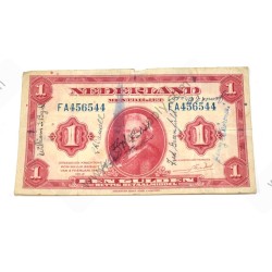 Monnaie militaire néerlandaise, 1 florin