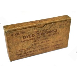 Dyed dressings, bandages gauze adhesive