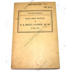 FM 23-5 US Rifle, caliber .30, M1