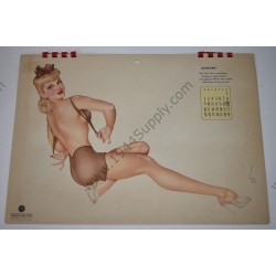 Varga Calendrier Pi Up de 1944 & enveloppe