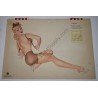 Varga Pin Up Calendar of 1944 & envelope