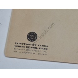 Varga Calendrier Pi Up de 1944 & enveloppe