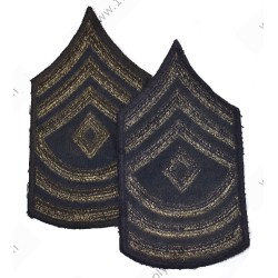 First Sergeant (1st/Sgt) chevrons