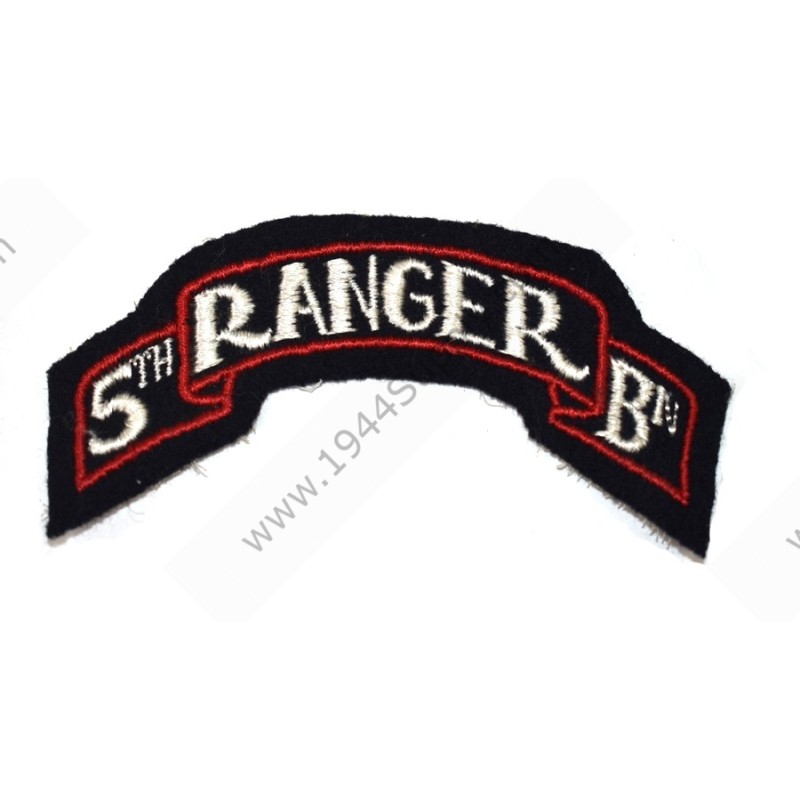 5th Ranger Battalion scroll