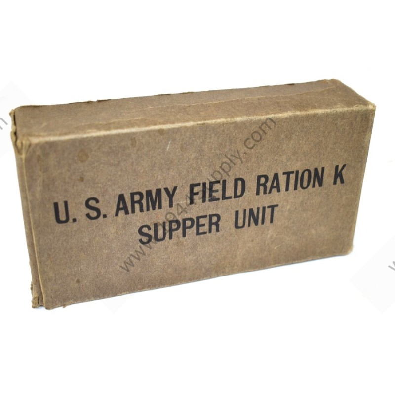 Ration K, unité supper (boîte vide)
