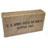 K ration, supper unit (empty box)