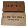 Ration K, unité supper (boîte vide)