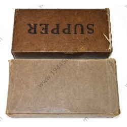 K ration, supper unit (empty box)