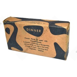 Ration K, unité dîner (boîte vide)