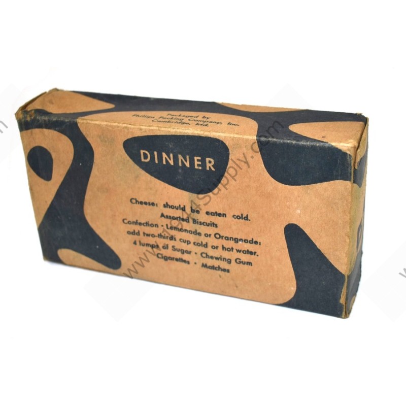 Ration K, unité dîner (boîte vide)