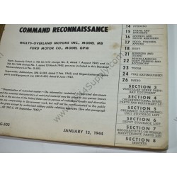 SNL G-503, Truck ¼ Ton 4 x 4 Command Reconnaissance