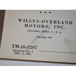 TM-10-1207 Maintenance Manual for Willys Truck ¼ Ton 4 x 4