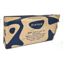 Ration K, unité dîner (boîte vide)