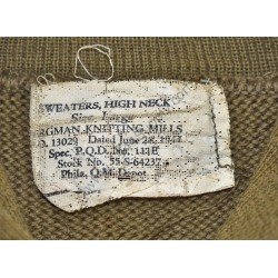 Pull en laine 5 boutons