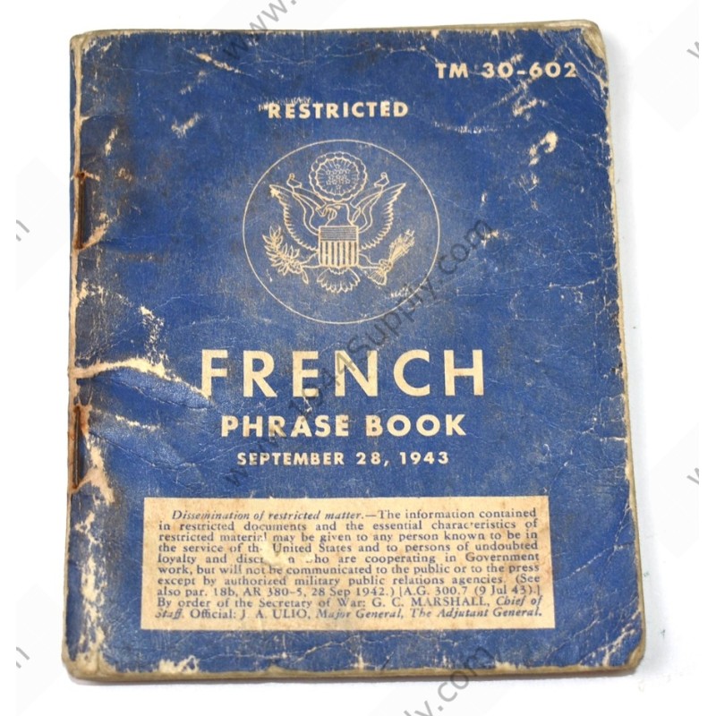 French phrase book