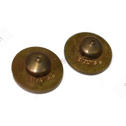 Medical Department collar disk set, British-made