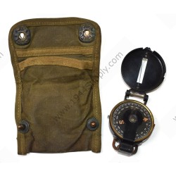 Boussole Lensatic en pochette