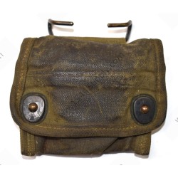 Lensatic compass in pouch