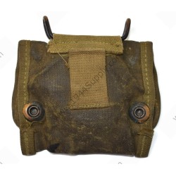 Lensatic compass in pouch