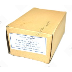 Box for ten shaving brushes