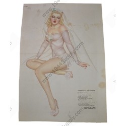 Affiche Varga Pin Up "Matrimony Preferred"