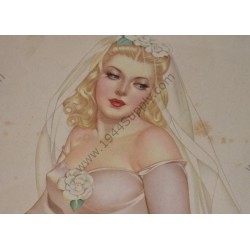 Varga Pin Up gatefold "Matrimony Preferred"