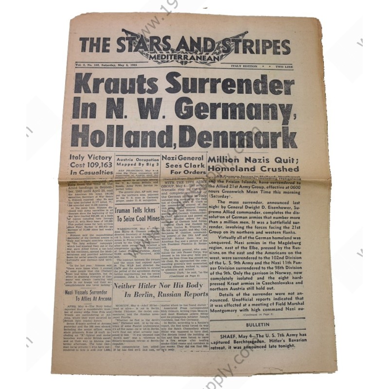 Stars and Stripes journal du 5 mai 1945