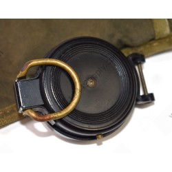 Lensatic compass in pouch