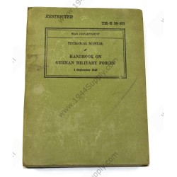 TM-E 30-451 Handbook on German military Forces