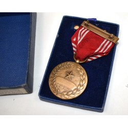 Numbered Good Conduct medal in box