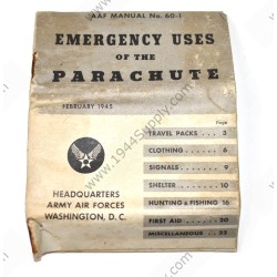 Emergency uses of the parachute