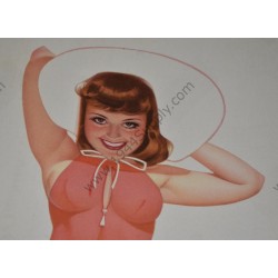 Petty Pin Up affiche "My lawyer wants me to..."