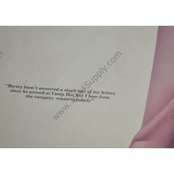Petty Pin Up gatefold "Harvey hasn't answered..."