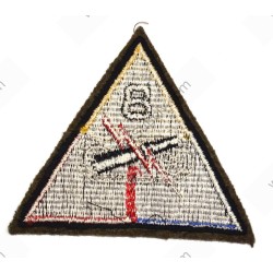 8th Armored Division wool patch