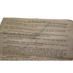 Aeronautic First Aid kit leaflet