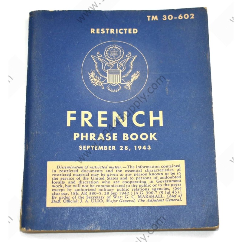 French phrase book